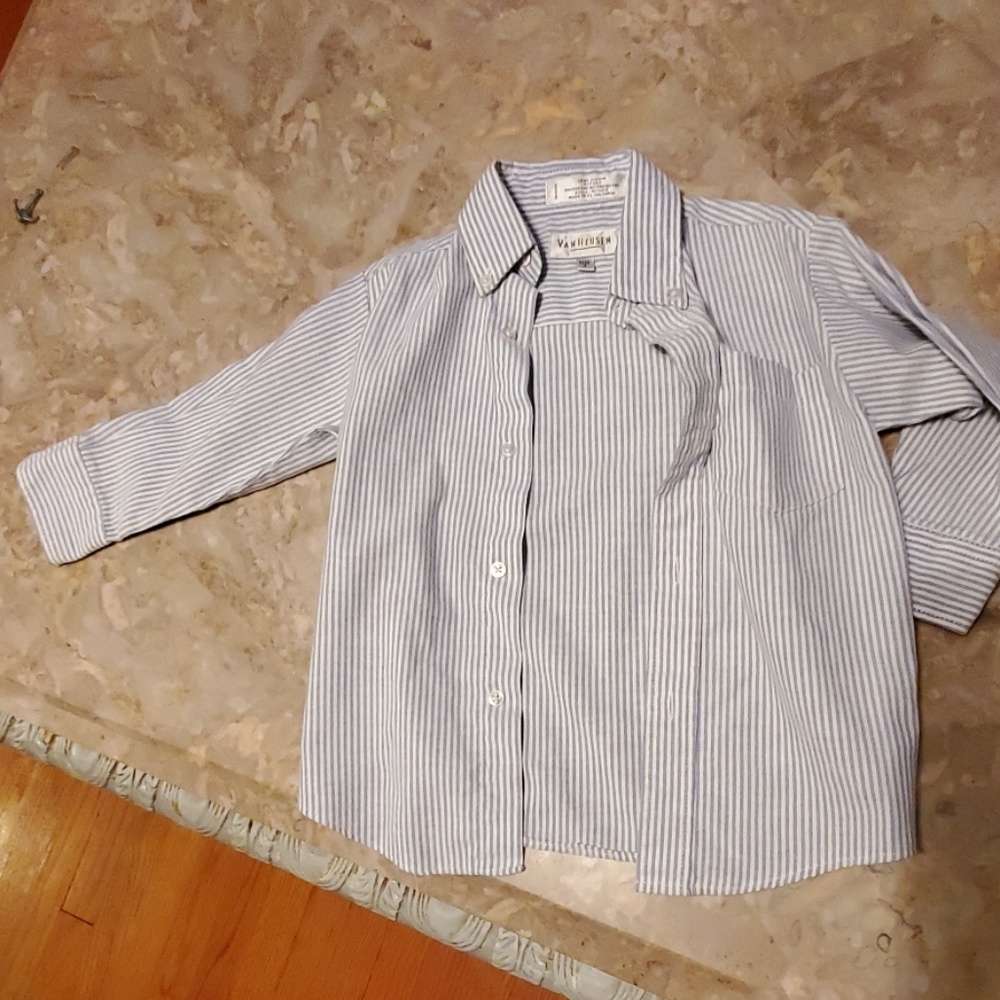 Striped button up